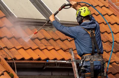 Démoussage et hydrofuge de toiture aux Vallois